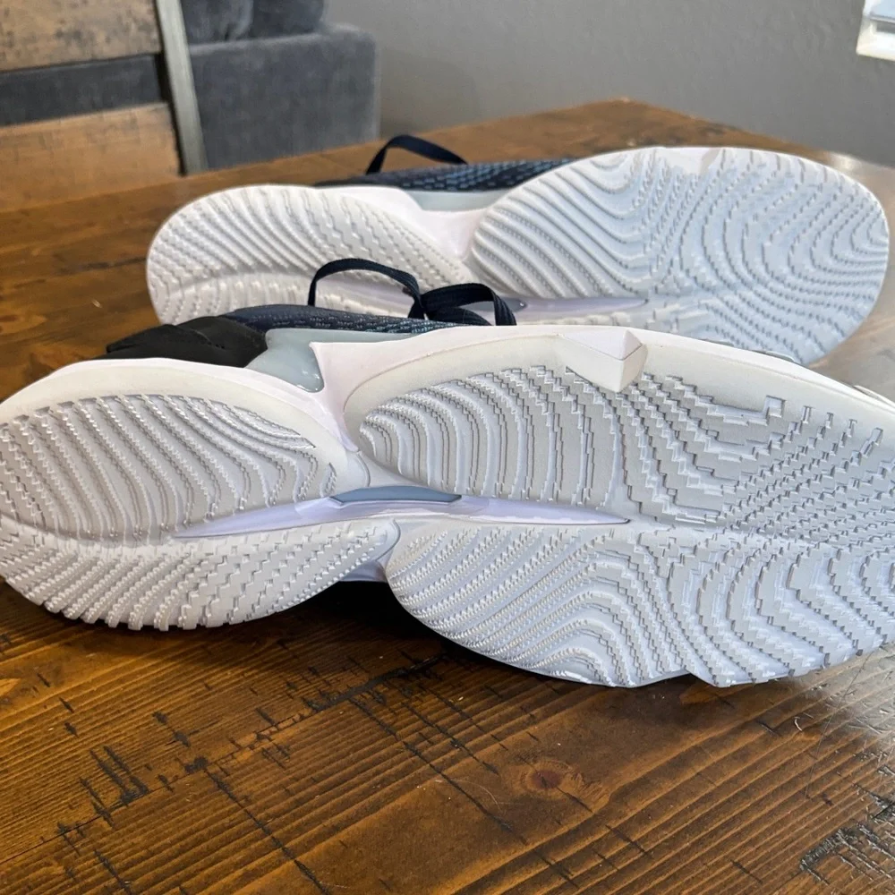 New Adidas Black and Blue Athletic Shoes - Picture 3 of 5